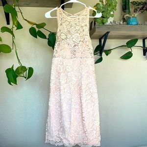 Hitherto by Anthropologie peach dress. Size 4. Never worn